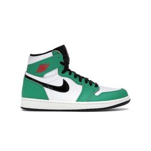 Jordan 1 lucky green sneakers